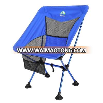 Custom OEM Compact Portable Lightweight BBQ Fishing Beach Foldable Moon Outdoor Folding Camping Chair