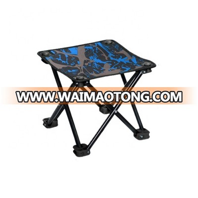 small portable lightweight steel camo folding camping stool beach foldable camp chair for fishing