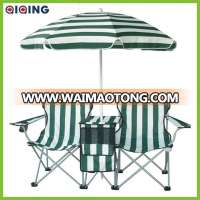 2 person Beach Chair with Umbrella and Table for Camping HQ-1001A-71