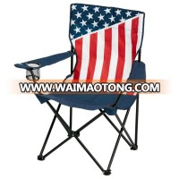 Canada Beach Camouflage Camp Cup Holder Collapsible with Print Manufacturer American Lightweight Oem Flag Camping Chair